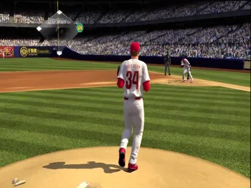 Major League Baseball 2K10 screen shot game playing